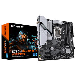 GigaByte B760 GAMING PLUS WIFI DDR4 Motherboard - Socket 1700