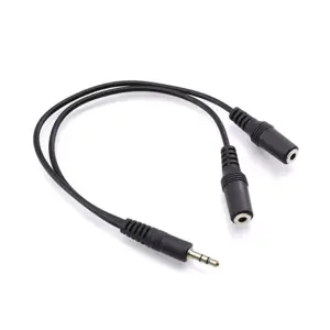 GoldTouch Splitter Audio Cable Male To 2x Female 3.5mm