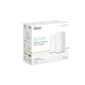 TP LINK DECO BE65 2 pack BE9300 Whole Home Mesh WiFi 7 System Access Point