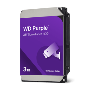 WD 3000GB SATA III 5400Rpm 3.5" Purple Hard Drive WD34PURZ