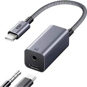 ESR 2-in-1 USB-C Headphone Adapter - Gray