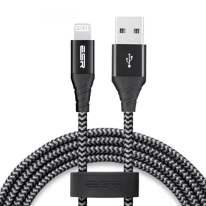כבל ESR USB-A to Lightning Cable-2M-Black