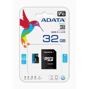 ADATA MicroSD 32GB Class10 100MB/s Memory Card +ADAPTER