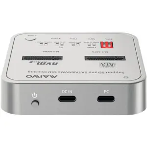 MAIVO Type C To PCIe NvMe M2 2Bay Disk Docking & Replication Station K3016CL