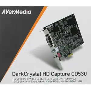 AVERMEDIA VIDEO CAPTURE DarkCrystal HD Capture CD530 video capture card