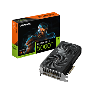 GIGABYTE RTX 5060TI 16GB WindForce 2 Graphics Card GV-N506TWF2OC-16GD