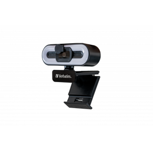 WebcamVerbatim AWC-02 Full HD 1080p Autofocus Webcam with Microphone and Light