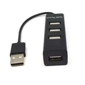 Gold Touch Passive HUB 4Ports USB 2.0 Splitter