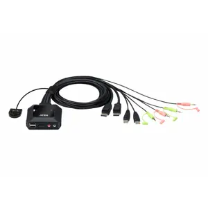 ATEN CS22DP 2 Port DP KVM Switch