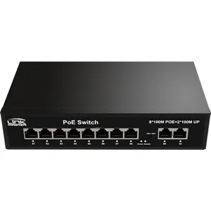 LINK-MASTER Switch S1710CF 8+2 PORT GIGA Ethernet Smart POE Switch