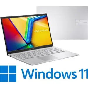 Back-to-school package, laptop including operating system, wireless mouse, laptop bag, and antivirus