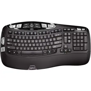 Logitech K350 Wireless Wave Keyboard Ergonomic Wireless Keyboard
