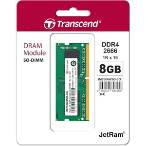 Transcend 8G SO-Dimm DDR 4 2666MHZ 1.2V Memory, JM2666HSG-8G