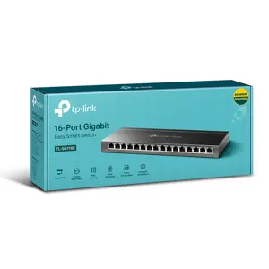 16 Channel Gigabyte Managed Switch TP-LINK 16-Port Gigabit Easy Smart Switch TL-SG116E
