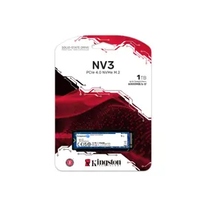 KINGSTON 1TB NV3 PCIe 4.0 NVMe M.2 2280 SSD SNV3S/1000G Hard Disk