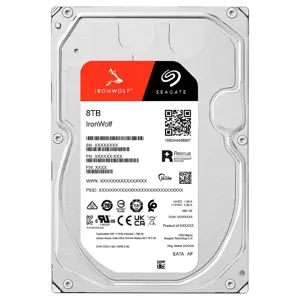 Seagate 8TB IronWolf 3.5" 7200 NAS 256MB Cache 3YW Hard Disk, ST8000VN004