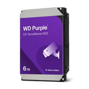 Western Digital 6TB Purple 3.5" 5400RPM WD64PURZ SATA III Hard Disk