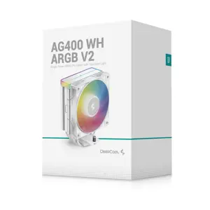 White Fan for DeepCool AG400 WH ARGB V2 UP TO 220W TDP FOR LGA 115X/1200/1700/1851 R-AG400-WHAMMN-GJD