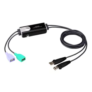 ATEN Splitter - 2-Port USB Boundless Cable KM Switch CS62KM