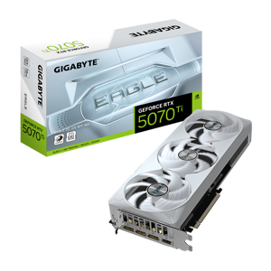 GIGABYTE NVIDIA GeForce RTX5070Ti 16GB GDDR7 OC - White - Eagle Series