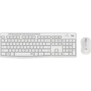Logitech MK295 Silent Wireless Combo White Keyboard &amp; Mouse Set