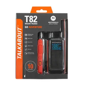 Motorola TLKR-T82 Twin Pack Pair of Walkie-Talkies