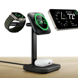 ESR HaloLock 3-in-1 Watch Wireless Charging Set, Black