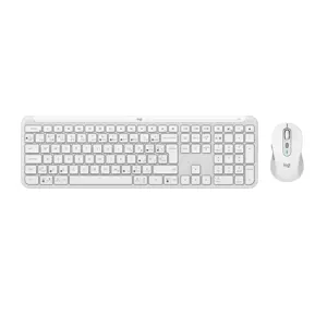 Logitech Signature Slim Combo MK950 Off White Wireless Keyboard & Mouse Set