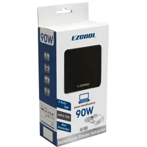 EZCOOL AD-805 90W Power Adapter W/3X USB 2 Laptop Universal Charger