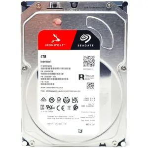 דיסק קשיח Seagate 4TB IronWolf 3.5" 5400 NAS 3YW, ST4000VN006