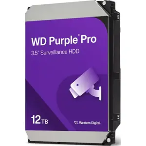 דיסק קשיח Western Digital 12TB SATA III 3.5" Purple Pro WD122PURP