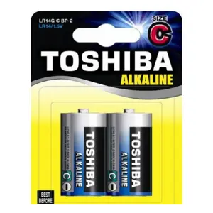 C Batteries Pack - 2 Pcs Made by Toshiba