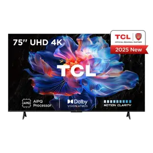 טלוויזה TCL 75V6C SMART Google TV 75" 4K UHD