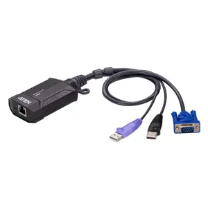 מפצל ATEN CN800 USB VGA KVM over IP Mini