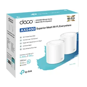 אקסס פוינט 2 יח - TP LINK DECO X60 2 pack AX5400 MESH WIFI 6