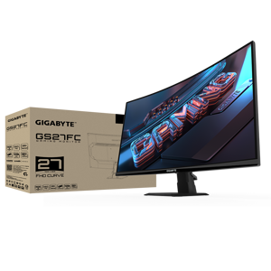 מסך קעור Gigabyte GS27FC FHD Curved VA 27" 180Hz
